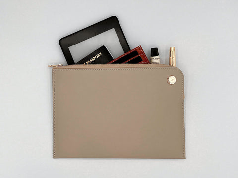 No.02 Library Pouch. Stone