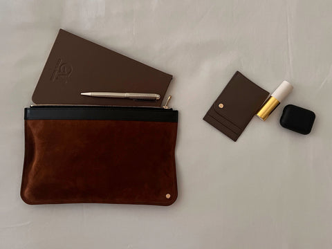 No.08 Studio Pouch. Cognac