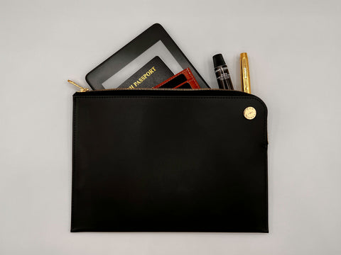 No.02 Library Pouch. Black